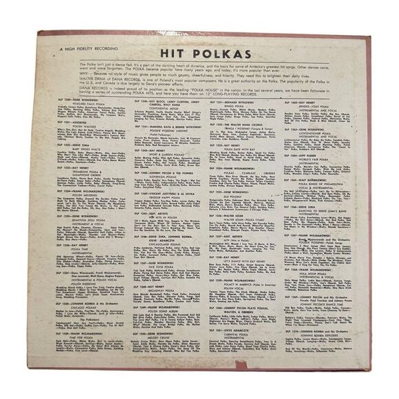 FRANK WOJNAROWSKI  & His Orchestra Ferry Boat Polka LP Vinyl Record DANA 1220 - Picture 2 of 9